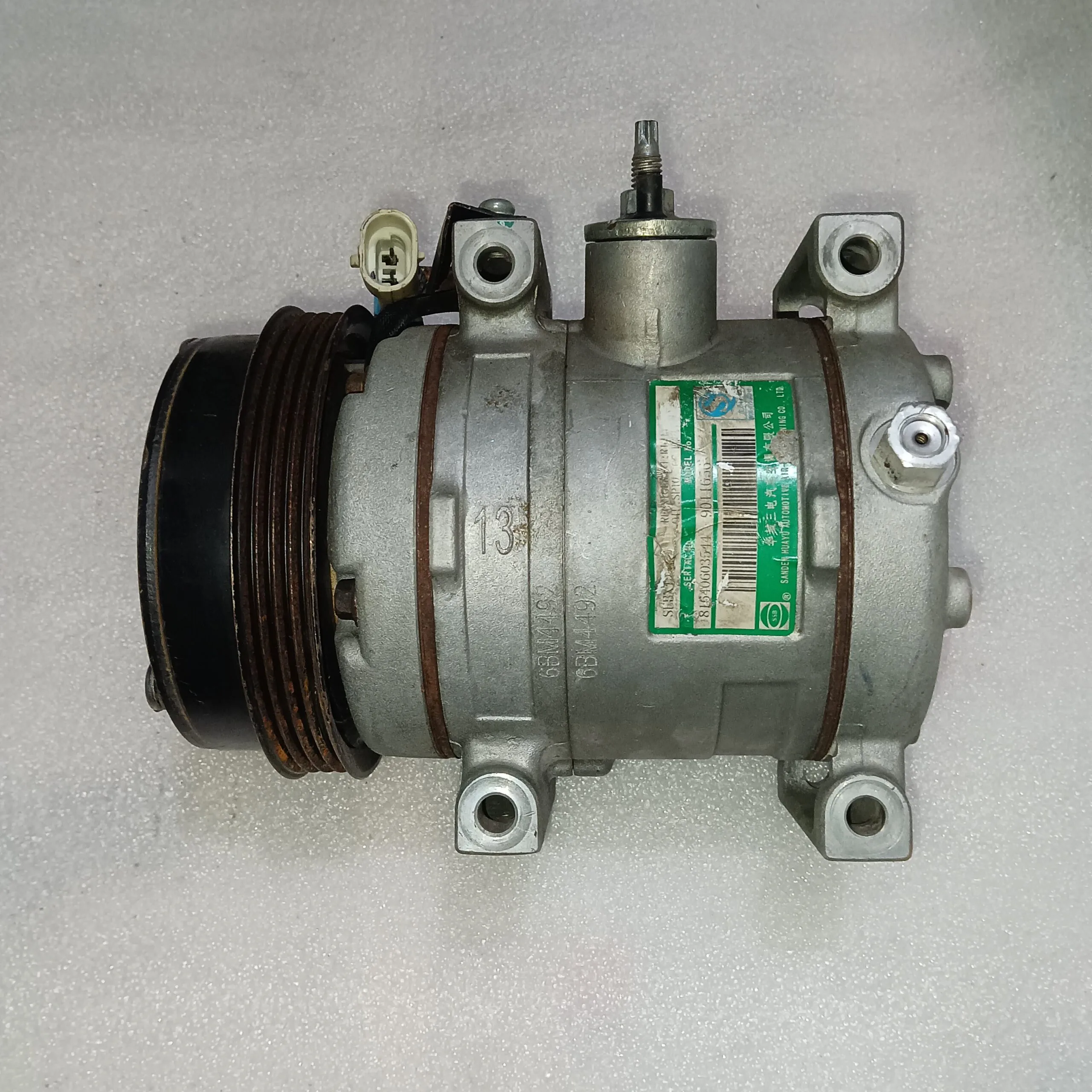 Chevrolet sail 2016 petrol ac compressor used – tested working unit 1 Chevrolet sail 2016 petrol ac compressor used – tested working unit